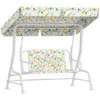 HOLLYWOODSCHAUKE DE-10463 2-Sitzer Stahlrahmen Weiß - Weiß, Metall (75/120/112cm) - ComfortXL
