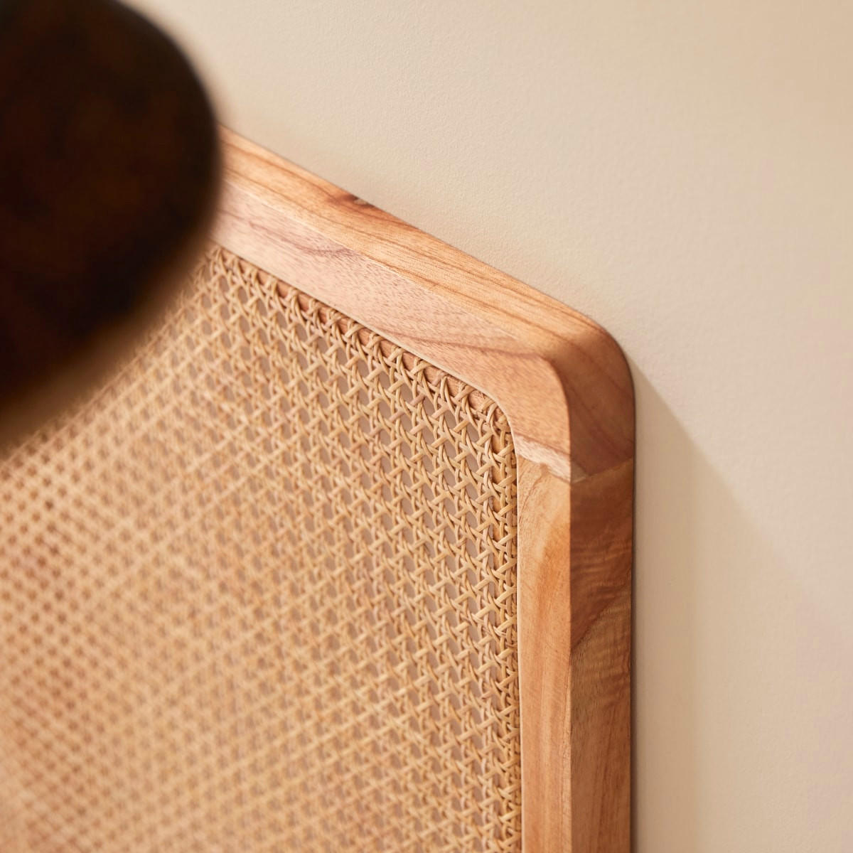 KOPFTEIL Adèle Natur aus Rattan - Naturfarben, Naturmaterialien (90/115/3cm) - Tikamoon