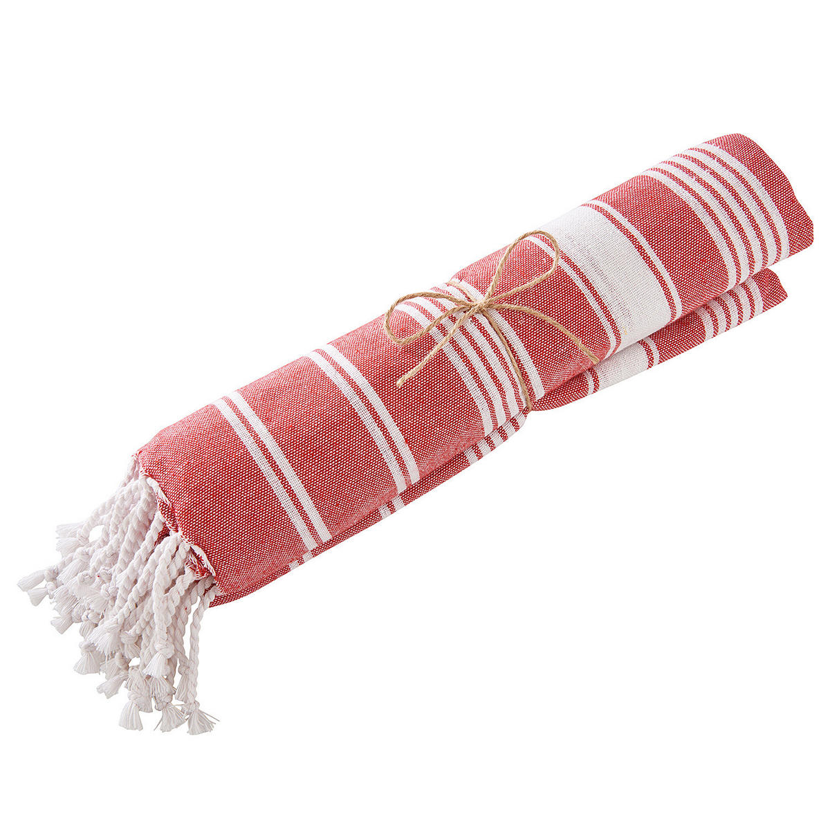 HAMAMTUCH (5er Set) Surfside - Rot, Textil (90/170cm) - Butlers