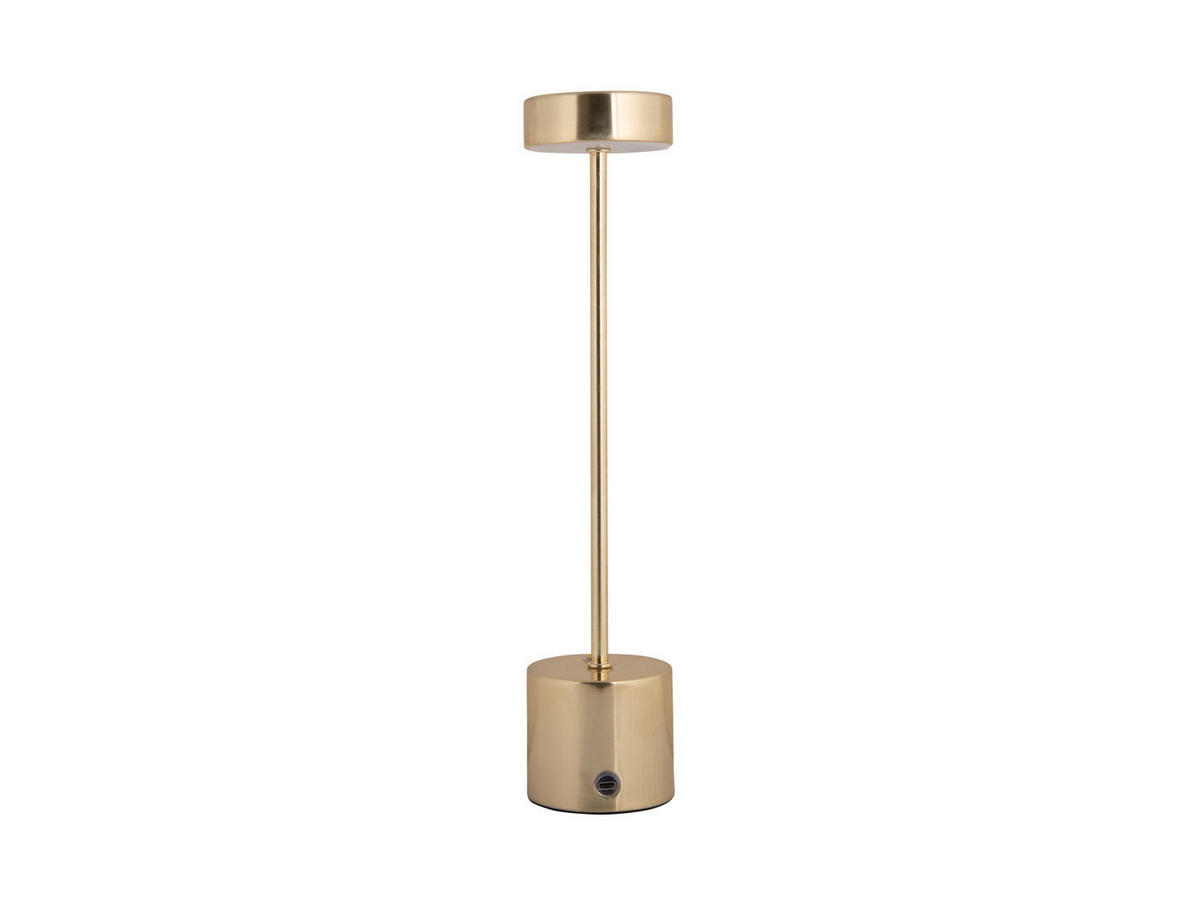 TISCHLAMPE Ganar Gold 8/8/37.5 cm - Goldfarben, Metall (8/8/37.5cm) - Leitmotiv