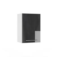 HÄNGESCHRANK Fame-Line Anthrazit Hochglanz 50 cm - Schwarz Hochglanz/Anthrazit, Holzwerkstoff (50/72/34.1cm) - Vicco
