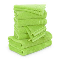 HANDTUCHSET NEW CLASSIC 10-TLG - Grün, Textil (50/100cm) - MÖVE