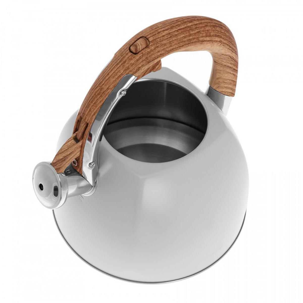 WASSERKESSEL Weiß 24/23/23.5 cm KB7500 - Weiß, Metall (24cm) - Klausberg 