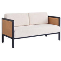 SOFA Wolle Weiß - Weiß, Textil (160/82/68cm) - Nordlys