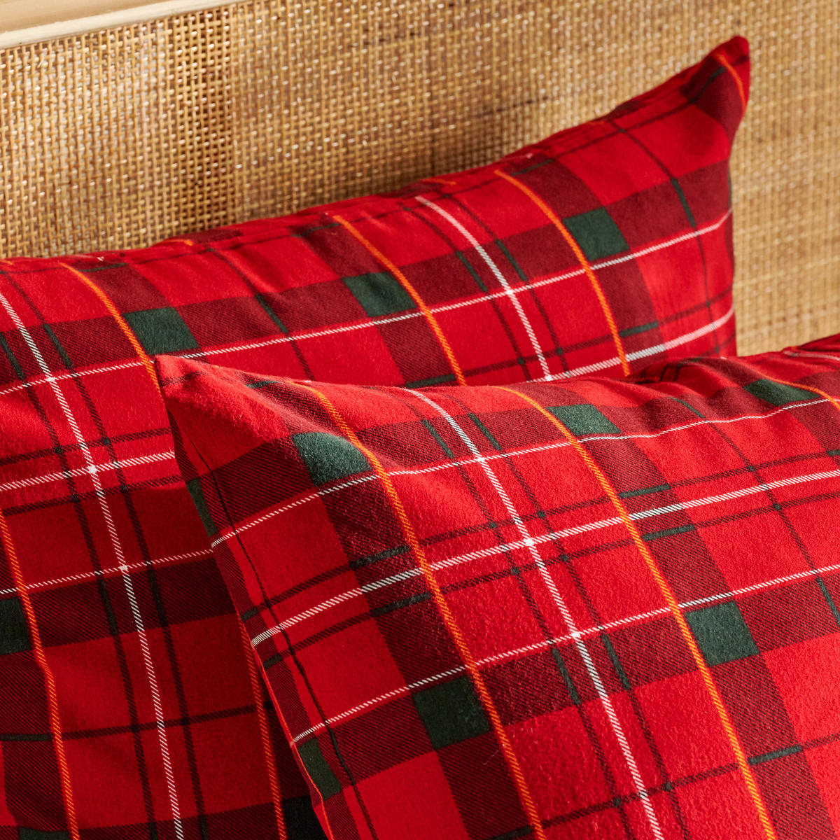 BETTWÄSCHE Flanell COSCARO, 160x200 cm, Rot, Winter Weihnachten Bettbezug, Weihnachtsdeko, Christmas, Weihnachtsmotiv - Rot, Textil (160/200cm) - home&you