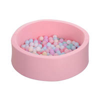 BÄLLEBAD Rosa 90/90/28 cm - Rosa, Kunststoff (90/90/28cm)