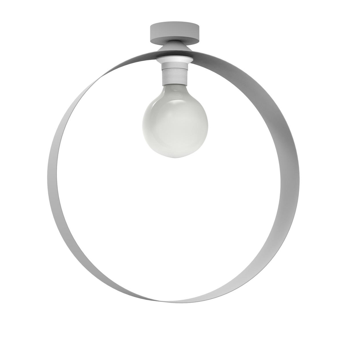 DECKENLEUCHTE - Grau, Metall (7/40/40cm) - Lumicom