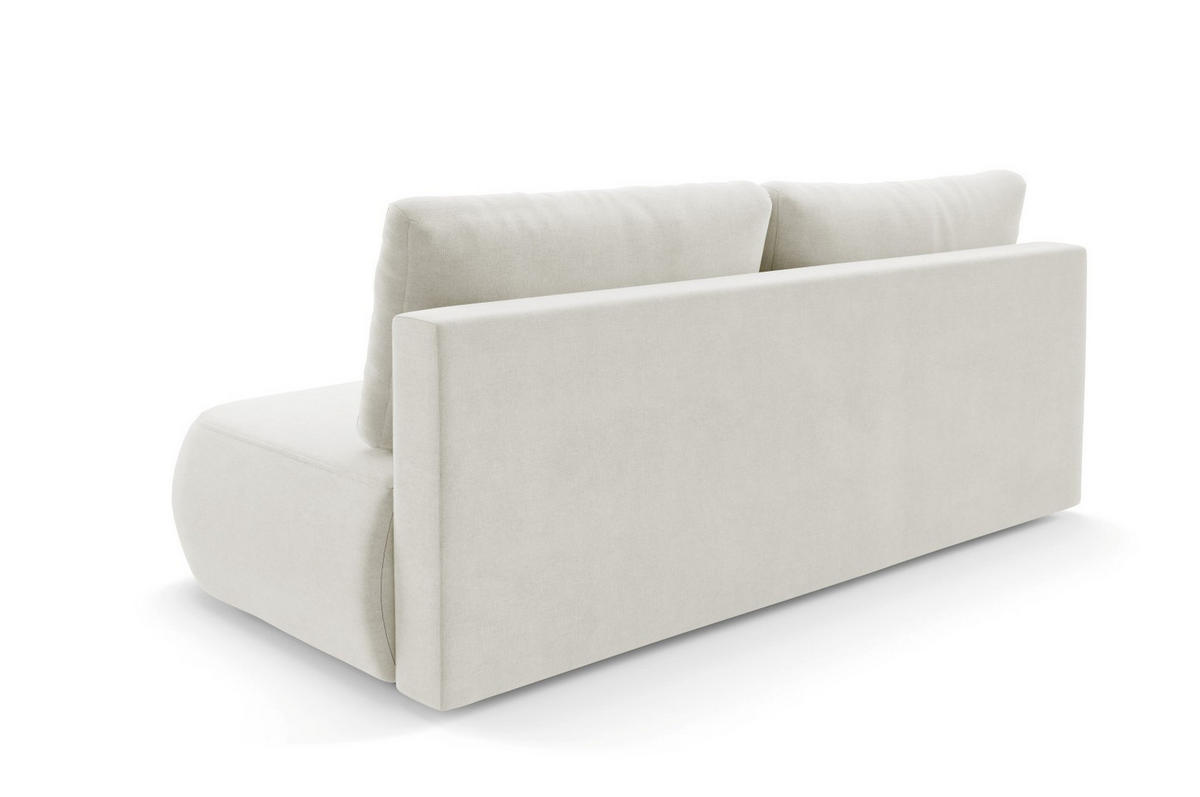 SCHLAFSOFA mit Bettkasten Weiß - Schwarz/Weiß, Holz/Holzwerkstoff (210/82/106cm) - Furnisell
