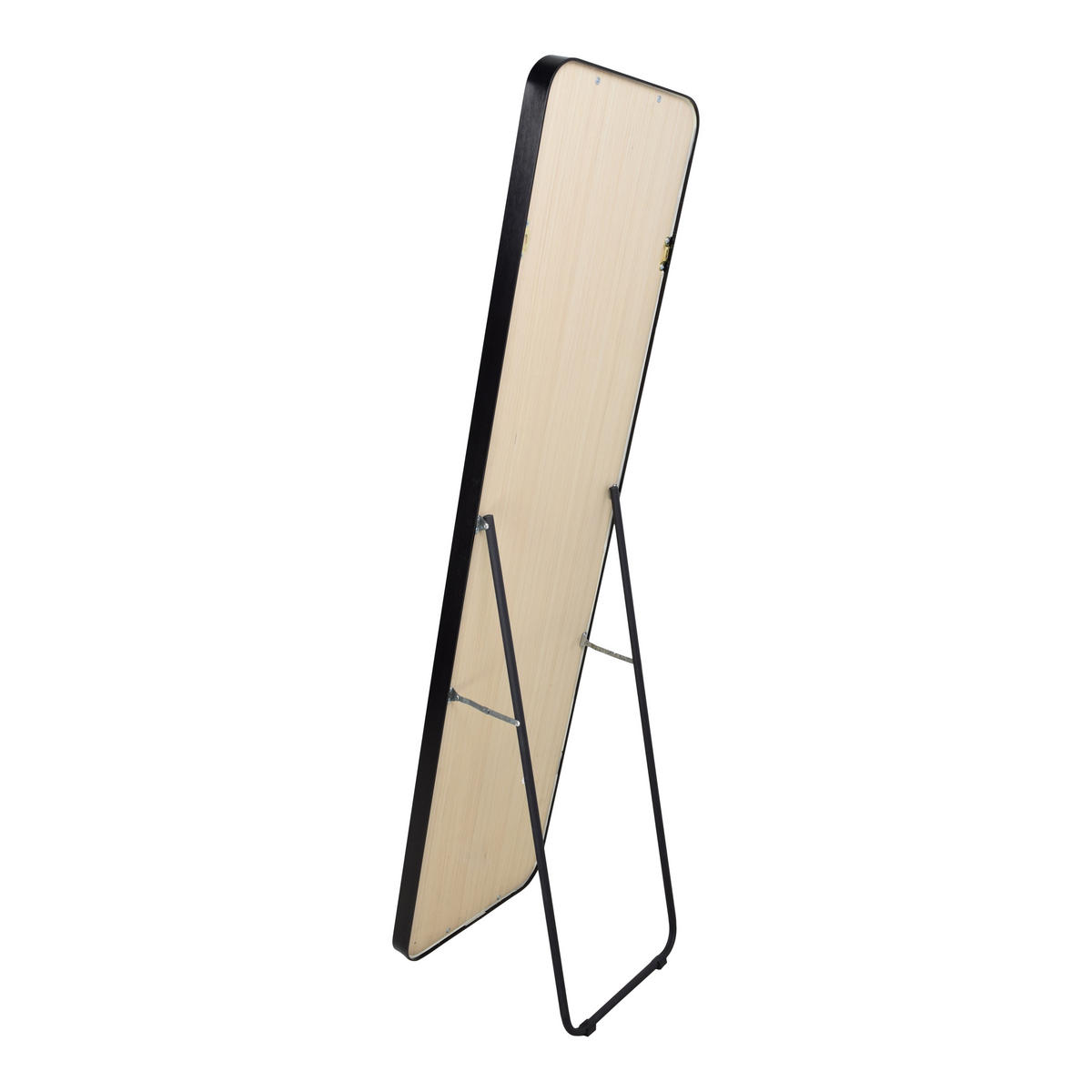 STANDSPIEGEL Alux Schwarz - Schwarz, Metall (40/150/4cm) - Fragix