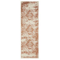 VINTAGE-LÄUFER Suki 80/240 cm - Creme/Orange, Kunststoff (80/240cm) - benuta