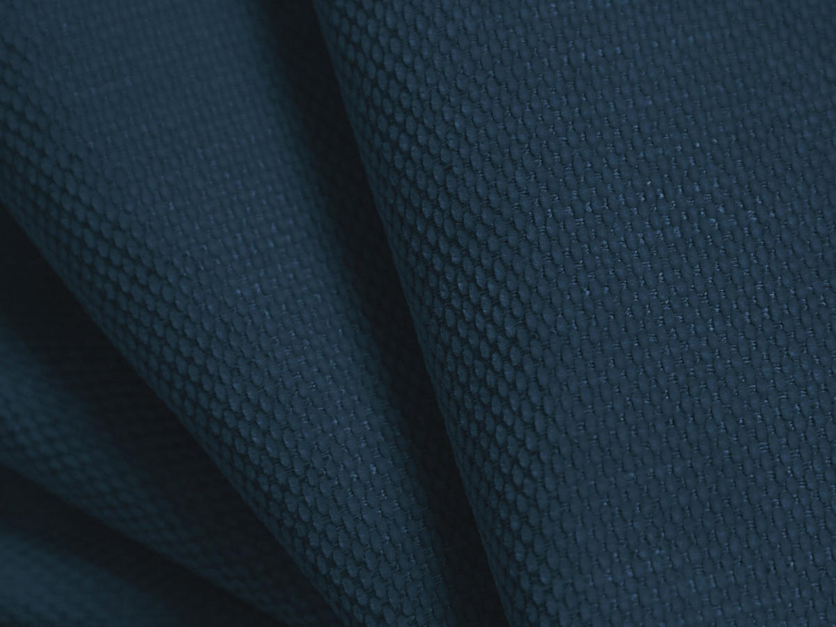 POUF Molino aus strukturiertem Stoff königsblau - Blau, Textil (100/36/100cm) - Micadoni