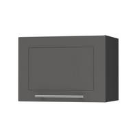 KÜCHENHÄNGESCHRANK Kvantum W4B/50 Graphit Matt / Schwarz Matt 50 / 32,5 / 36cm - Schwarz/Graphitfarben, Holz/Holzwerkstoff (50/36/32.5cm) - Feldmann-Wohnen