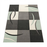 KURZFLORTEPPICH 80/150 cm Lara 235 - Grün, Textil (80/150cm) - Paco Home