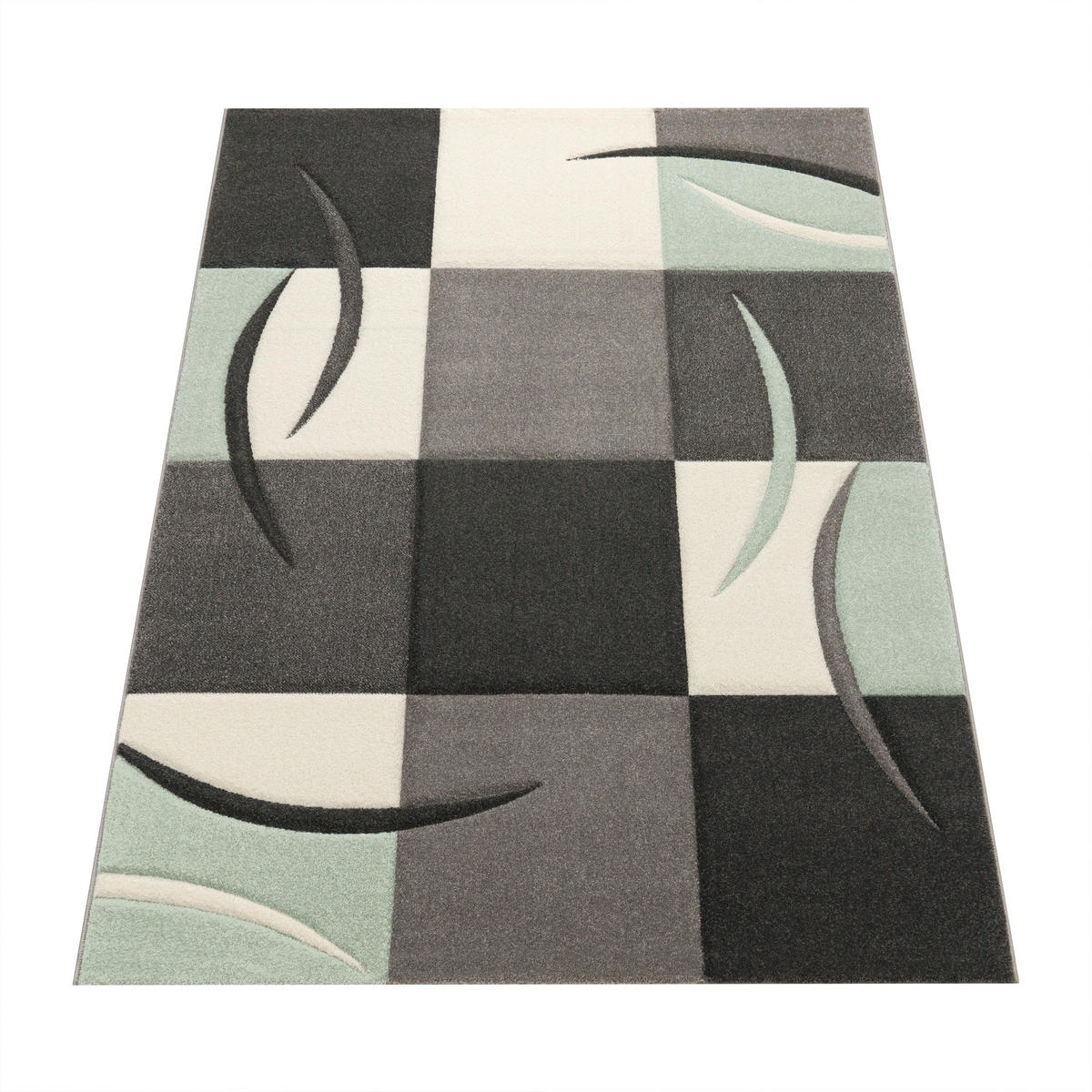 KURZFLORTEPPICH 80/150 cm Lara 235 - Grün, Textil (80/150cm) - Paco Home