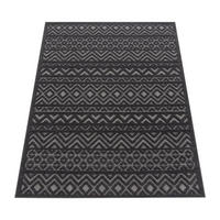 OUTDOORTEPPICH 80/150 cm Livorno 673 - Anthrazit, Kunststoff (80/150cm) - Paco Home