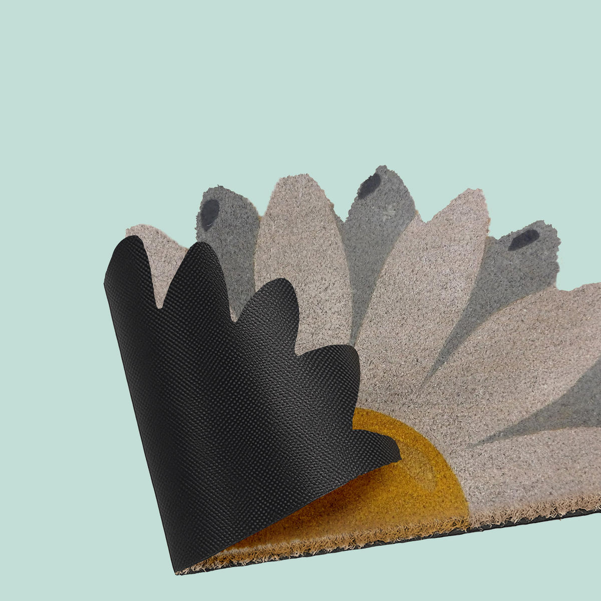 FUSSMATTE - Multicolor, Kunststoff/Textil (80/50cm) - Relaxdays