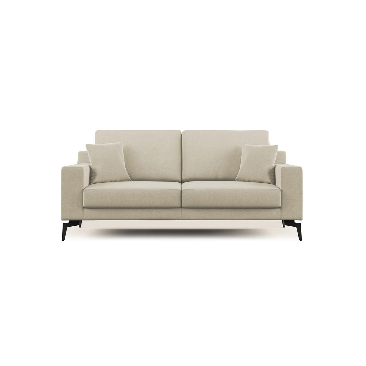 LINEARSOFA Prestige - Braun, Textil (206/95/91cm) - Divani.store