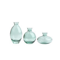 VASE 12 cm Glas - Grün, Glas (12cm) - LIBRATON