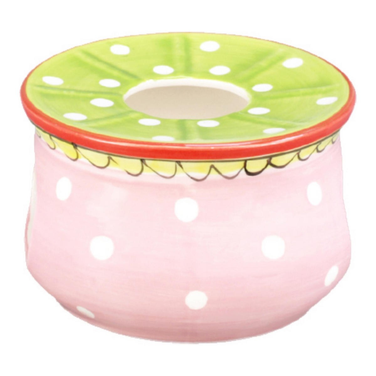 TEELICHTHALTER Punkt in Bunt - 10cm - Multicolor, Keramik (16/10/15cm) - Blond Amsterdam