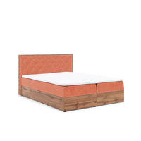 BOXBETT Maximo In Torre - Aubergine, Holzwerkstoff/Textil (120/200cm) - Fun Möbel