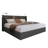 POLSTERBETT 140/200 cm grau aus PU mit Bettkasten - Grau, Kunststoff (140/200cm) - OKMYHOME