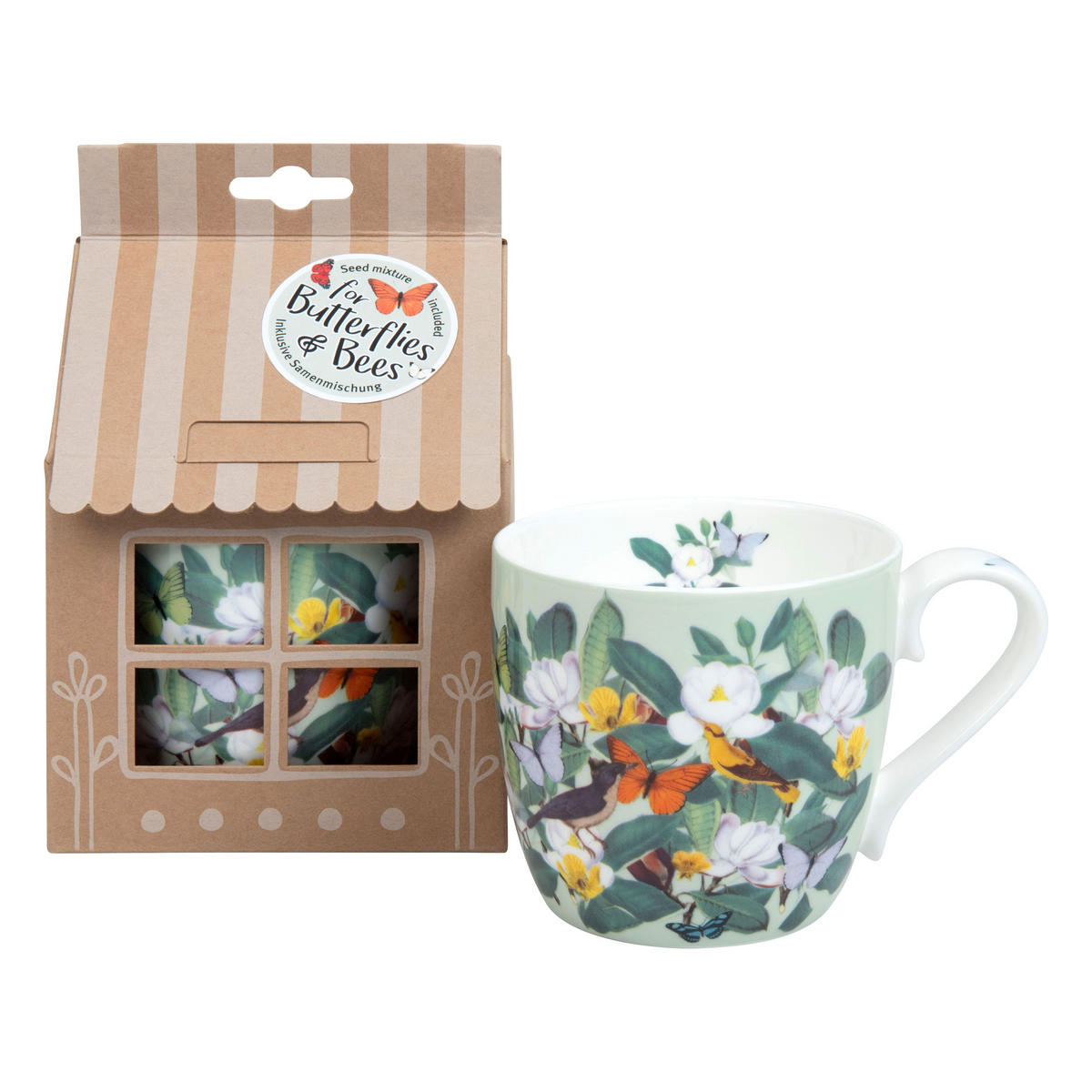 KAFFEEBECHER Magnolia Bloom - Binny Talib - Naturfarben, Keramik (0.43L) - Könitz