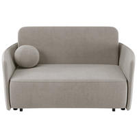 SCHLAFSOFA Paxi 165 cm - Ecru/Schwarz, Holz/Metall (165/84/106cm) - Selsey
