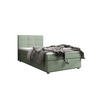 BOXBETT FADO 22 mit Matratze H3, Bonell und Topper 80x200 Cosmic 16 - Grün, Textil (80/200cm) - Bedante