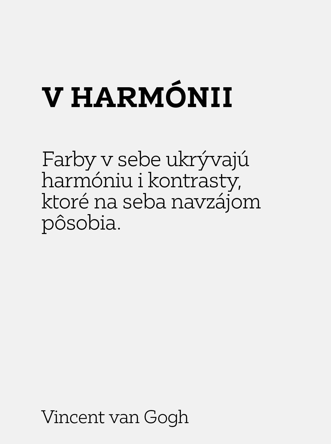 V harmónii