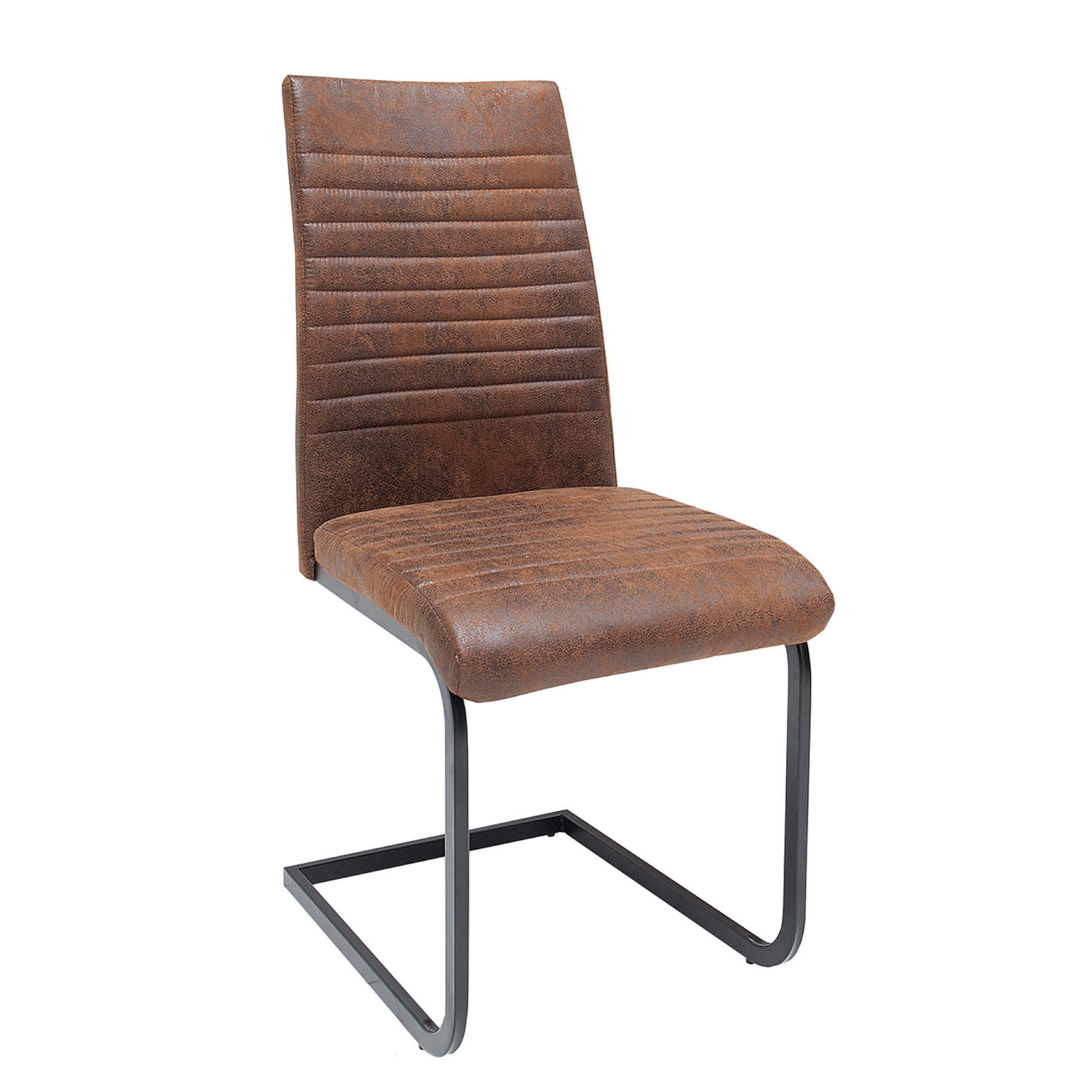 STUHL APARTMENT Microfaser Braun - Braun, Textil (41/93/61cm) - riess-ambiente