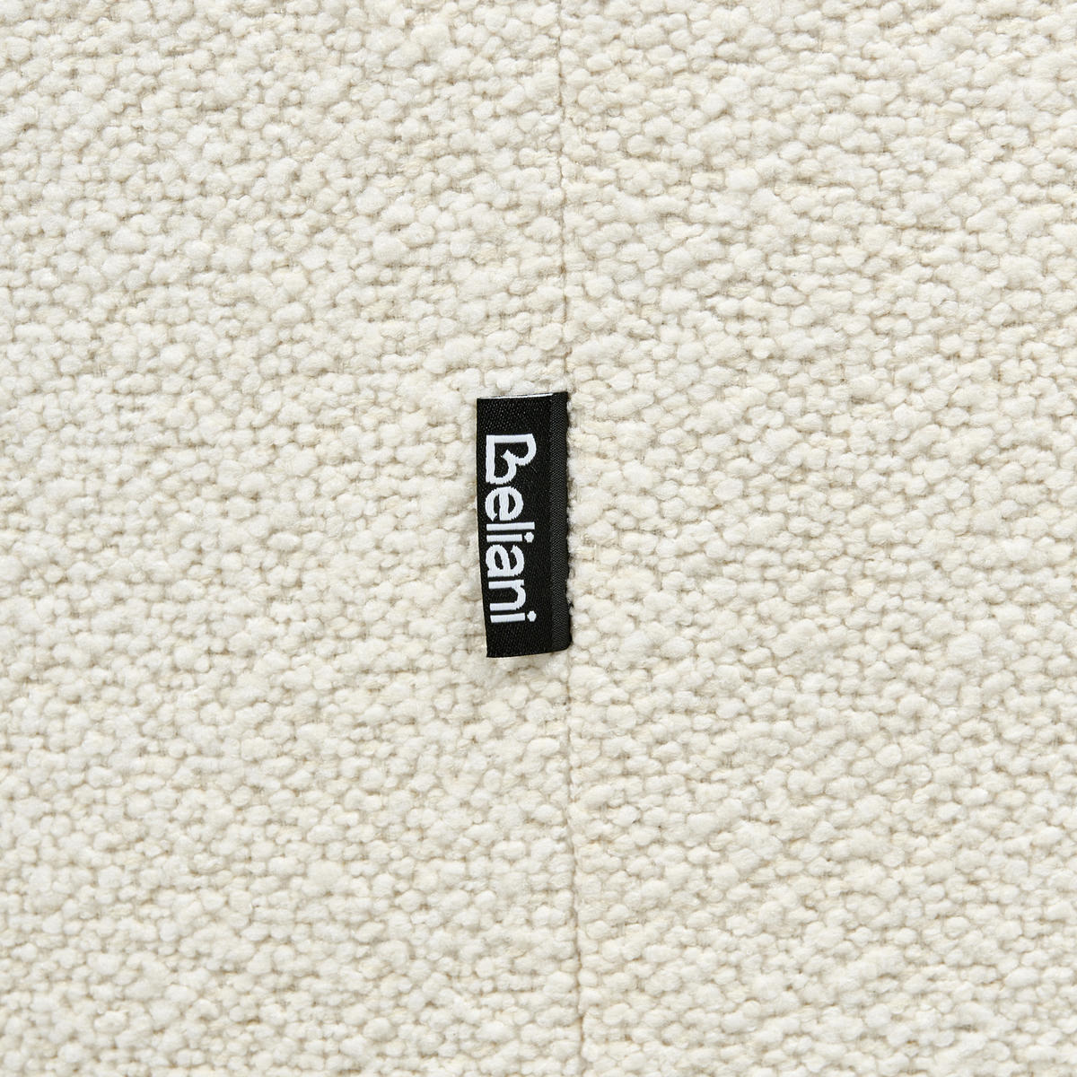 DREHSESSEL Cremeweiß Molleby - Schwarz/Weiß, Textil (73/78/77cm) - Beliani