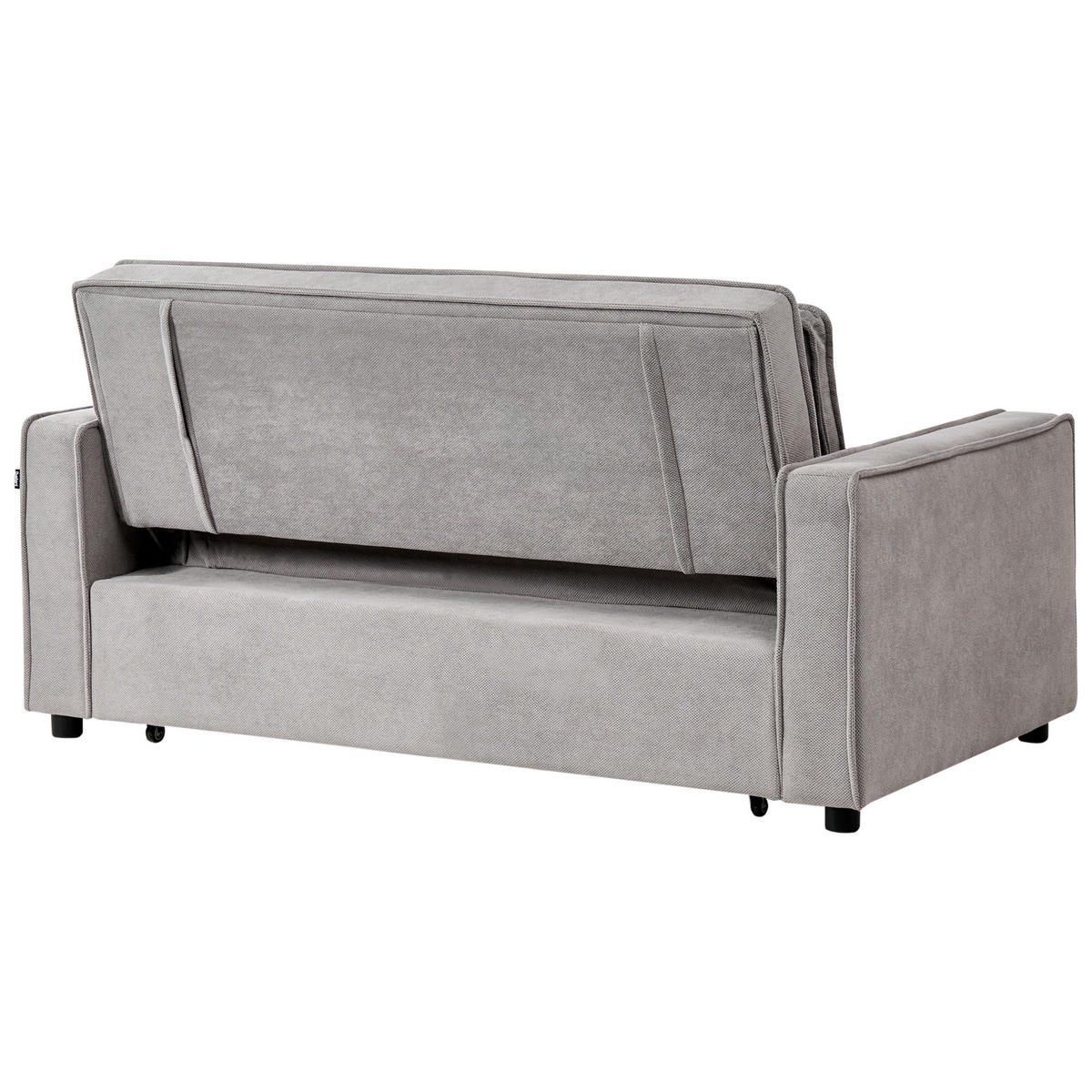 SCHLAFSOFA Stoff Grau Uttela - Dunkelgrau, Textil (172/86/89cm) - Beliani