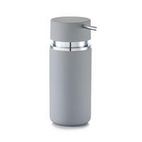 SEIFENSPENDER Rubber - Keramik, Grau - Grau, Keramik (6.6/16/6.6cm) - Zeller Present