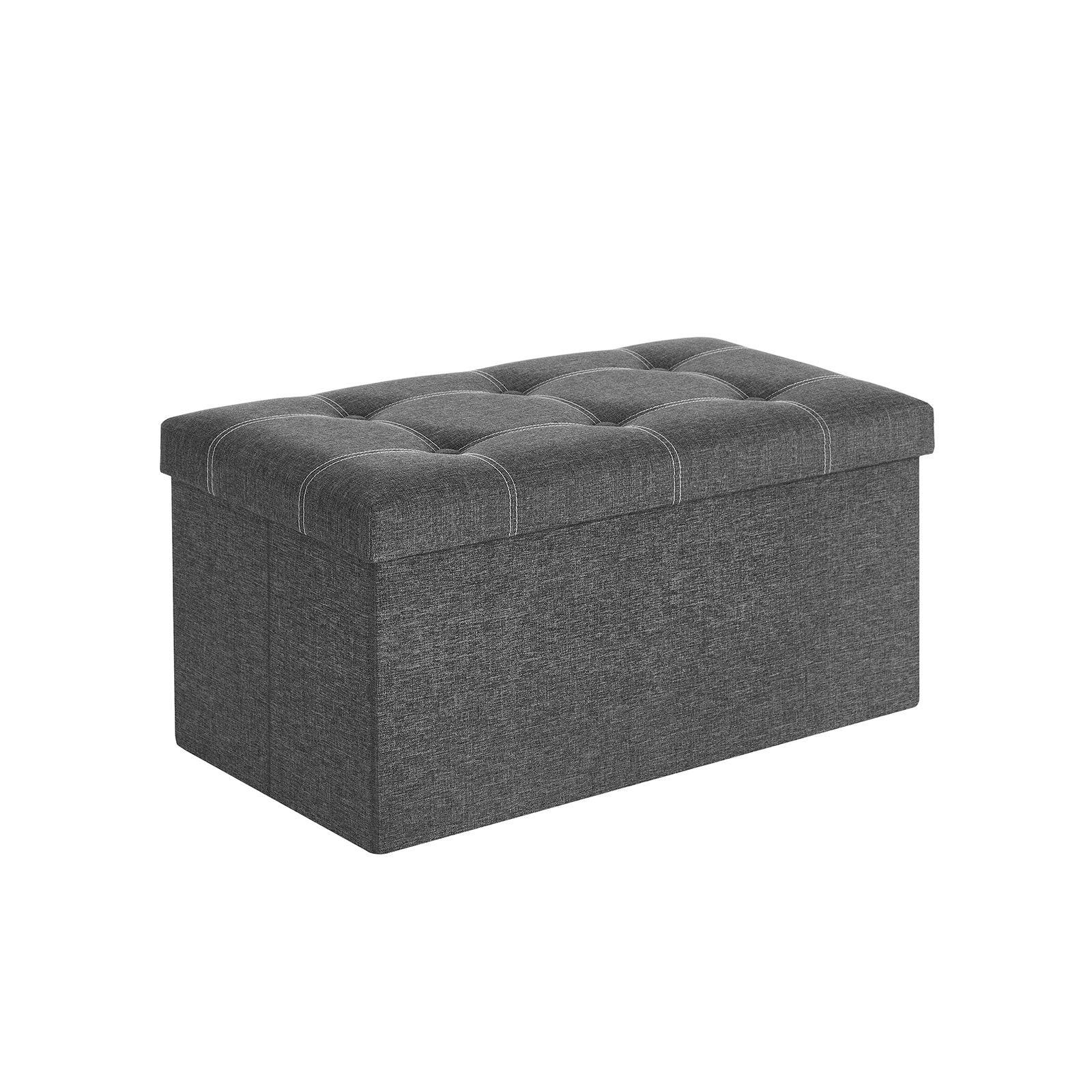 SITZBANK - Grau, Holzwerkstoff (38/38/76cm) - Hansiro