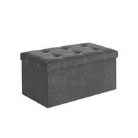 SITZBANK - Grau, Holzwerkstoff (38/38/76cm) - Hansiro