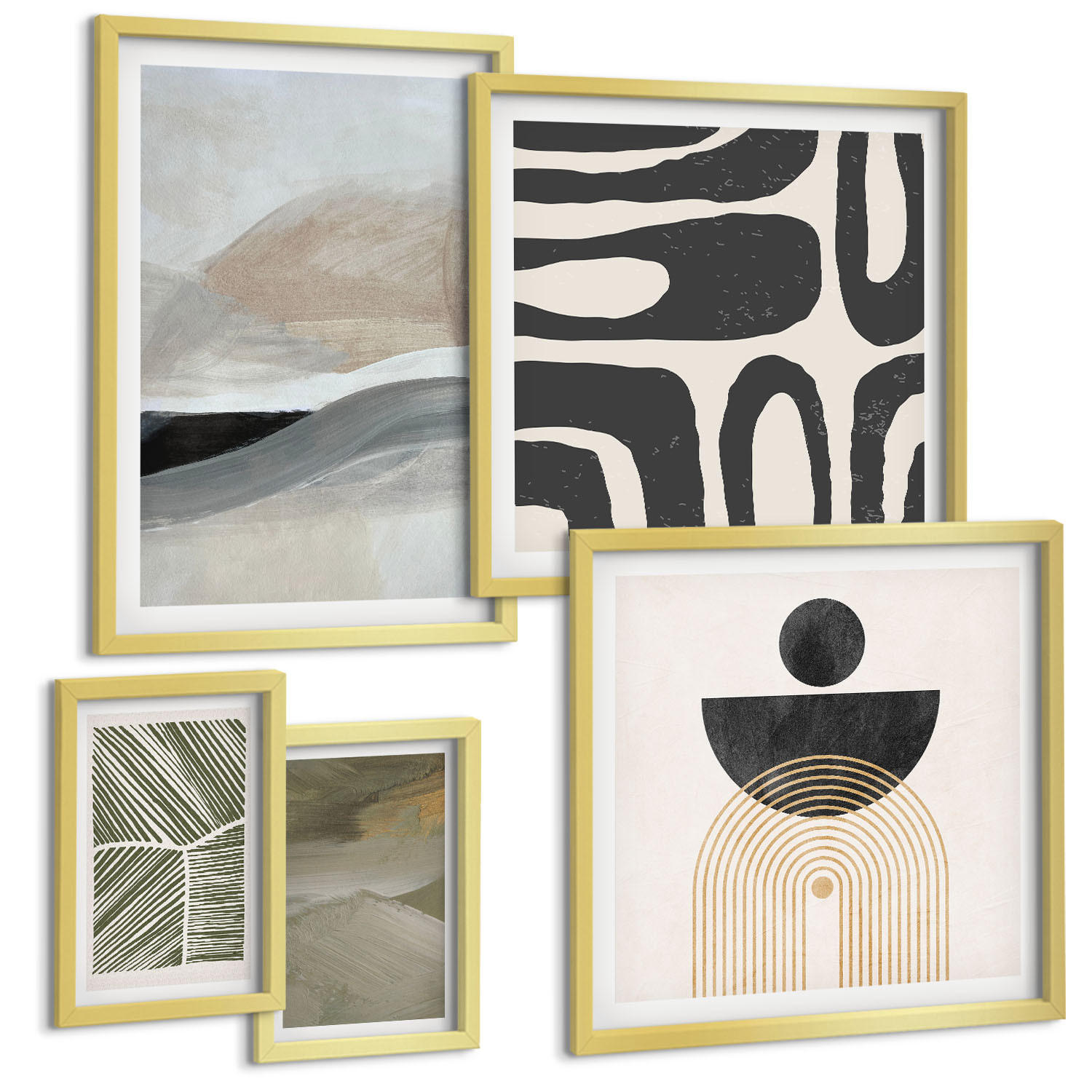 Tulup Bilder Gold 40x60 cm
