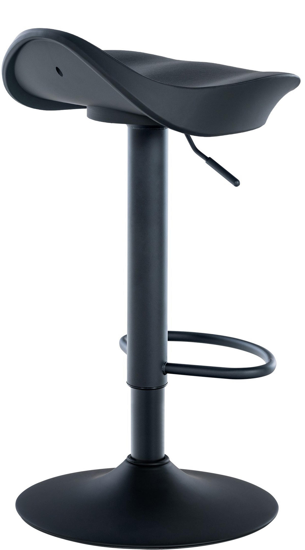 BARHOCKER Alice schwarz - Schwarz, Kunststoff/Metall (39/90/40cm) - TPFLiving