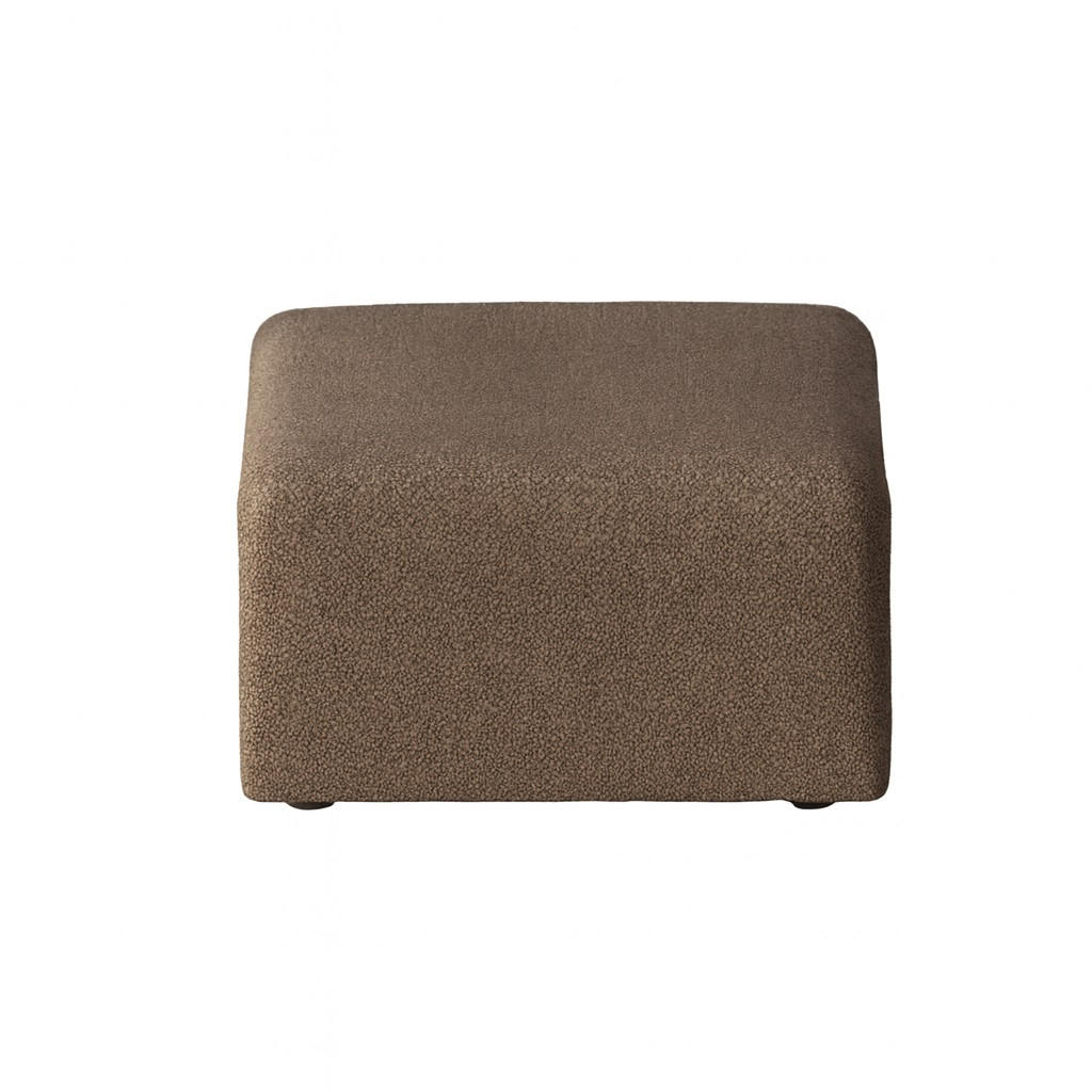 POUF Cubic Stoff Braun - Braun, Textil (71/42/71cm) - ebuy24