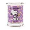 DUFTKERZE Peanuts - Lila, Naturmaterialien/Glas (11.5cm)