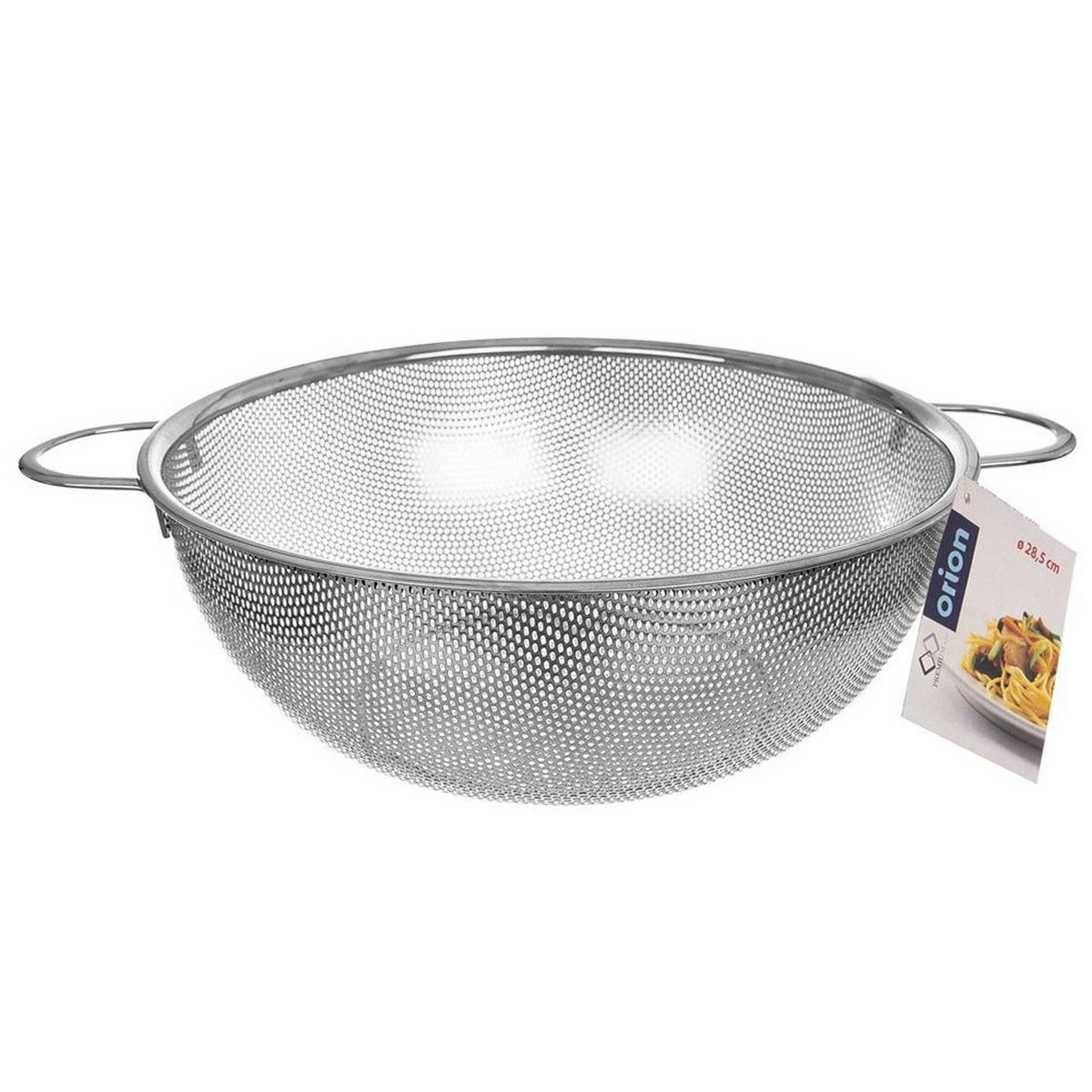 KÜCHENSIEB ANETT Silber 28,5 cm - Silberfarben, Metall (28.5cm) - Orion 