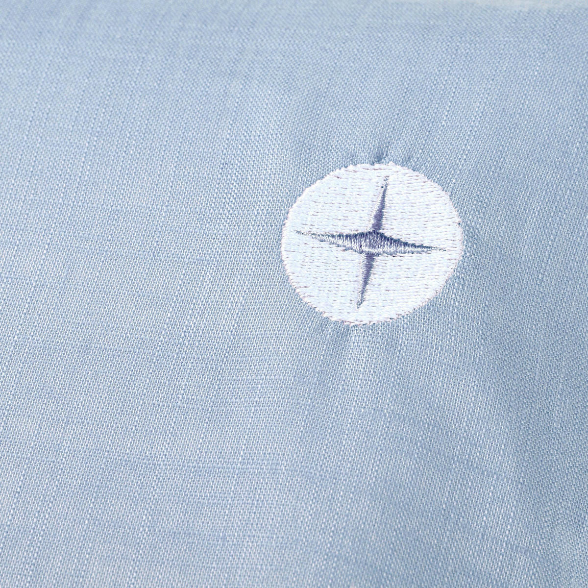 WICKELAUFLAGE Blau Grau schmal - Grau, Textil (50/70cm) - nordic coast company