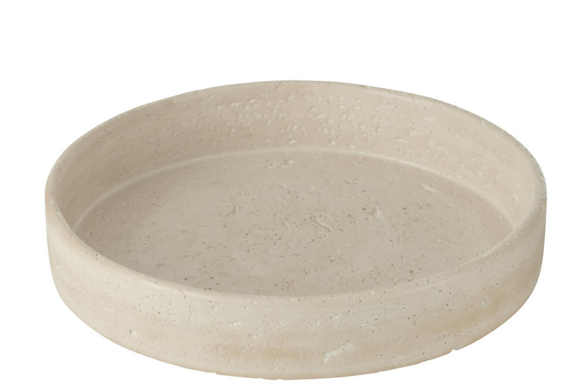 DEKO-OBJEKTE OLINA - Zement - Beige - L - Beige, Stein (33/10cm) - J-Line