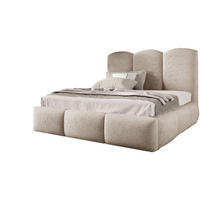 POLSTERBETT Bero, 120x200, Bouclé-Stoff, Beige - Beige, Textil (120/200cm) - Beautysofa