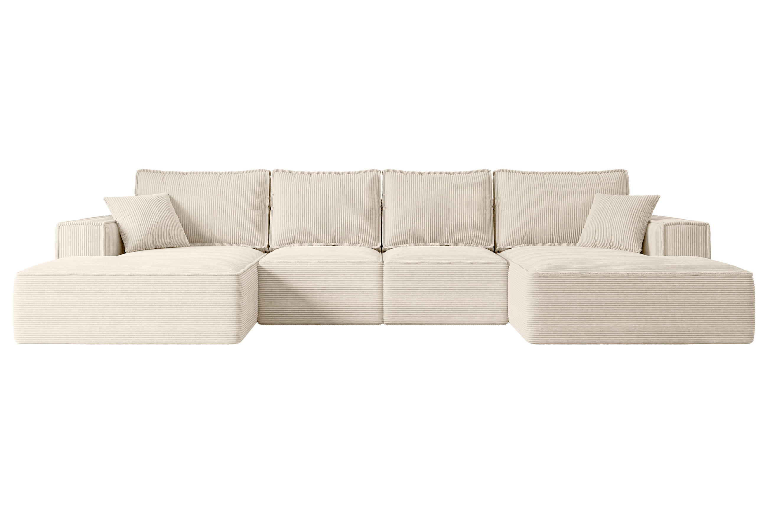 Altdecor Wohnlandschaft Beige 349x87x161 cm