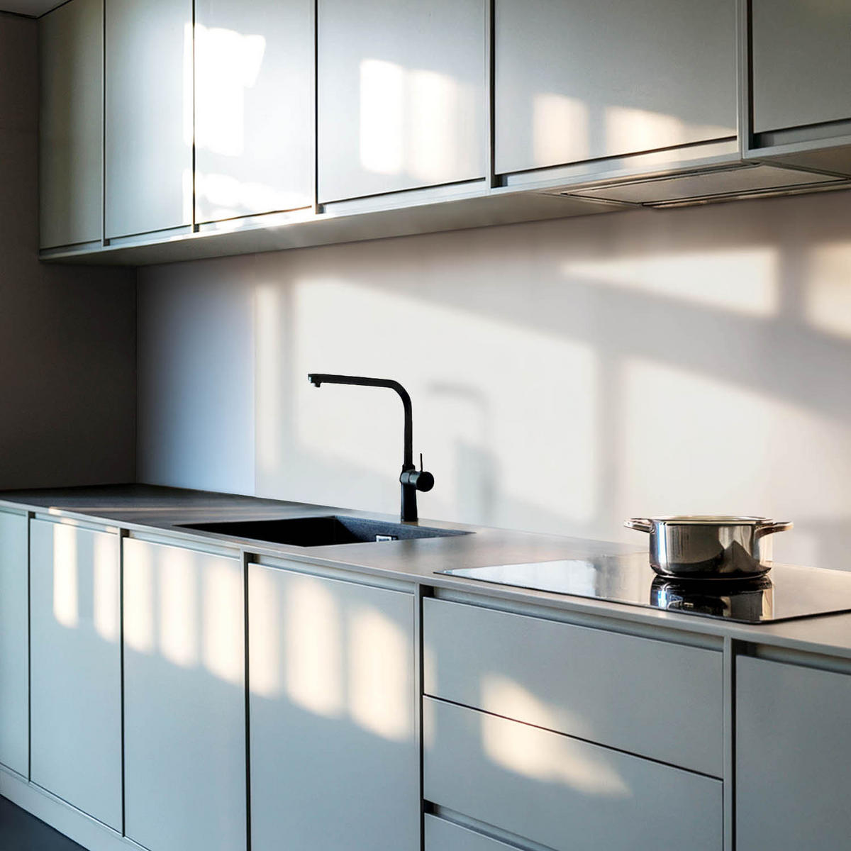 WANDPANEEL 9 Stück 30x30 cm selbstklebend Marbryn - Taupe, Kunststoff (30/1.6/30cm) - Wallfluent