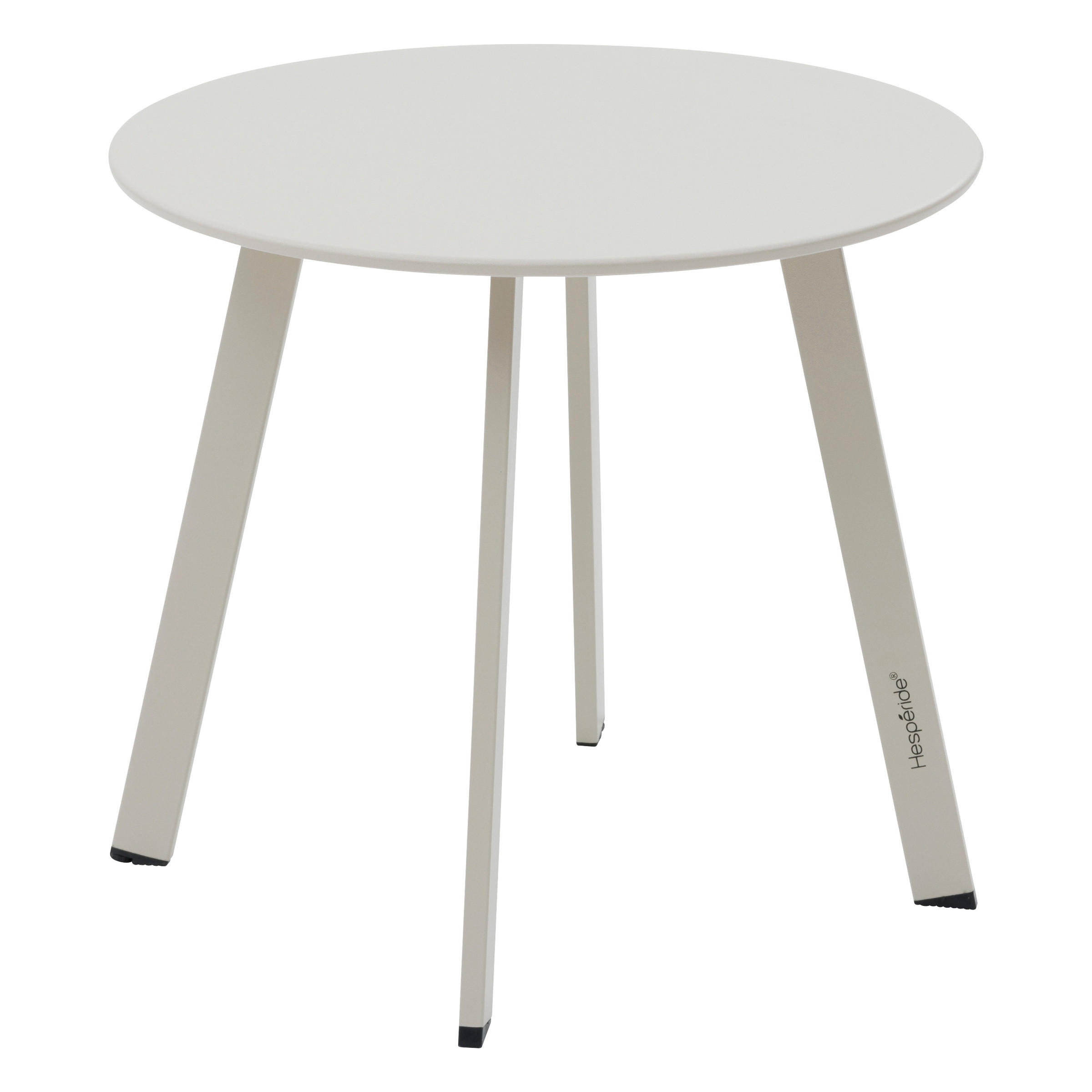 GARTENTISCH Metall Saona Ø 50 cm - Creme, Metall (50/50/45cm)