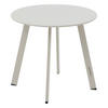 GARTENTISCH Metall Saona Ø 50 cm - Creme, Metall (50/50/45cm)