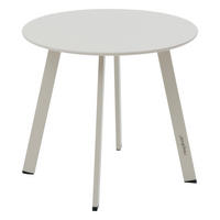 GARTENTISCH Metall Saona Ø 50 cm - Creme, Metall (50/50/45cm)