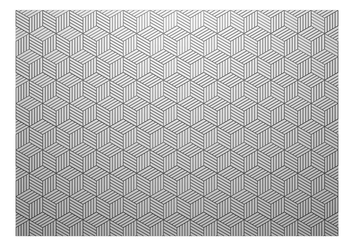 VLIESTAPETE Schwarz 400/280 cm - Schwarz/Grau, Textil (400/1cm) - KUNSTLOFT