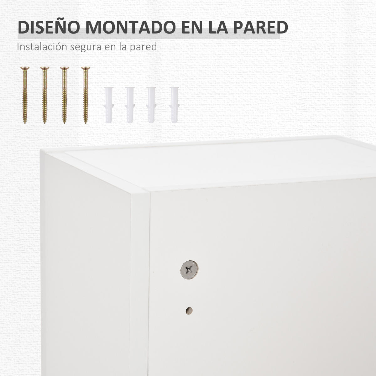 HÄNGESCHRANK Weiß 1 Stück - Weiß, Kunststoff (30/70/20cm) - GiPP